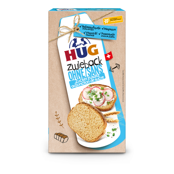 Zwieback sans adjonction de sucre